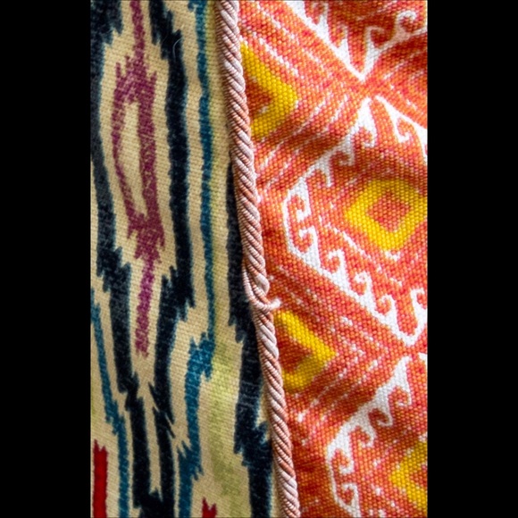 ▪️RACHEL▪️RACHEL ROY▪️Aztec Pattern Textile Cotton Strapless Mini Dress - Picture 5 of 5